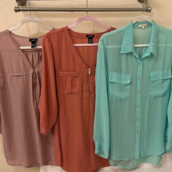 Three Blouses Bundle - Picture 1 of 14